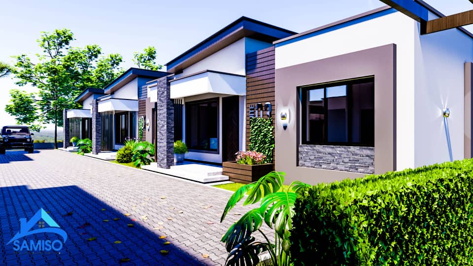 1 x 2 Two bedroom Flats @ K841,591.8 while Complete Construction @ K1,261,994.8 Grey structure 1x3 Two bedroom Flats K1,261,994.8 while Complete Construction @ K2,087,800.00