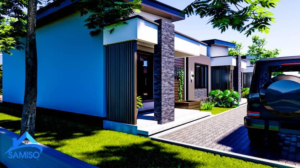 1 x 2 Two bedroom Flats @ K841,591.8 while Complete Construction @ K1,261,994.8 Grey structure 1x3 Two bedroom Flats K1,261,994.8 while Complete Construction @ K2,087,800.00